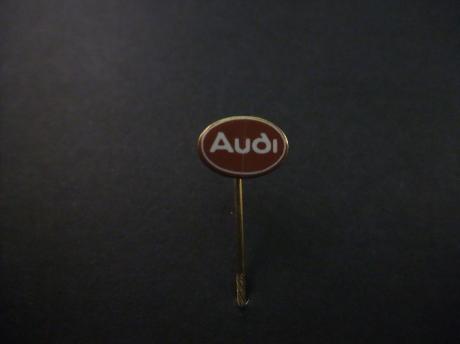 Audi logo bruin-wit
